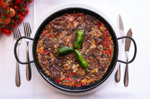 Arroz con Rabo de toro y boletus<span class="subtitulo-producto"> (2 raciones)</span>